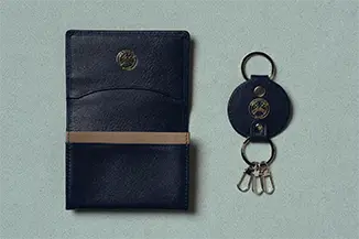 レ・クレドール ジャパンシンプル名刺入れ, スナップキーリング